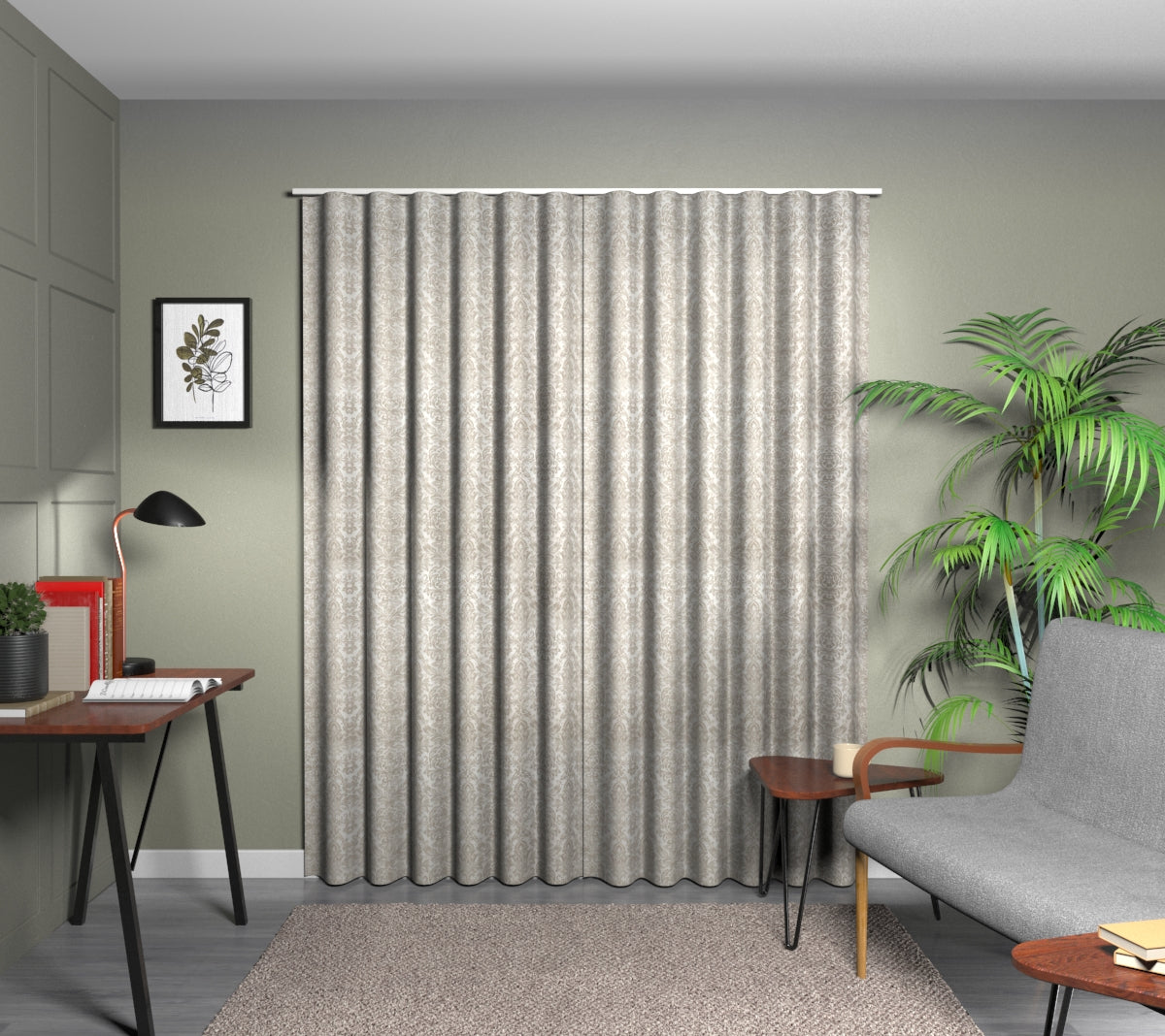 Hartfield Vintage Wave Curtain