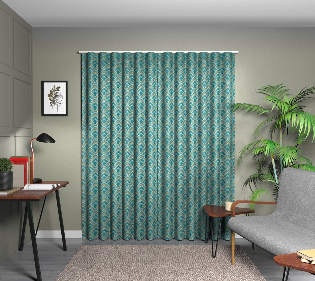 Assam Ocean Wave Curtain