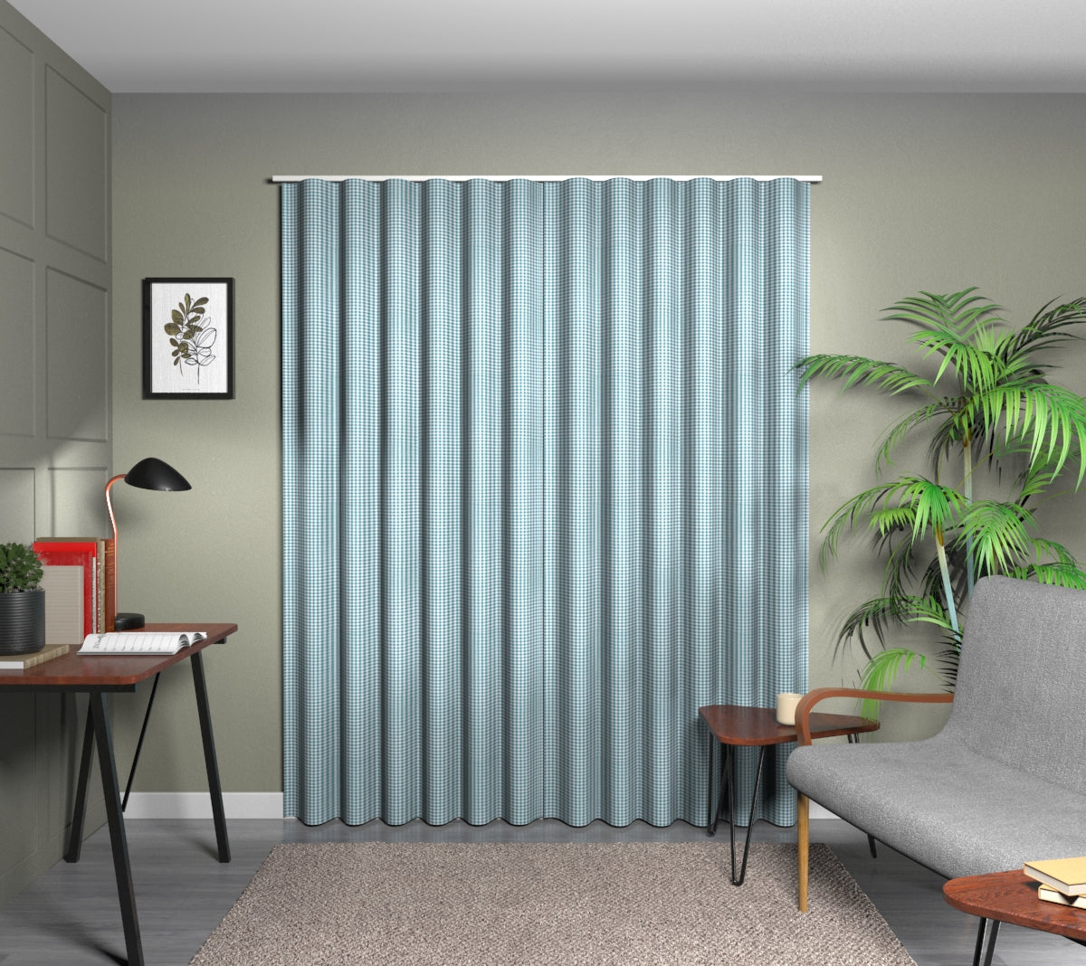 Arlington Peacock Wave Curtain