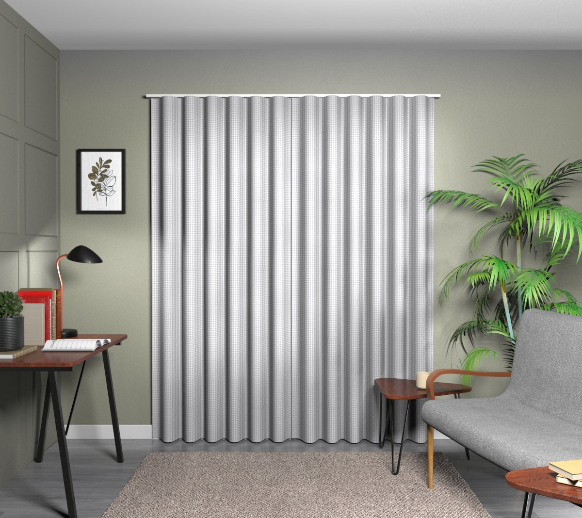 Arlington Silver Wave Curtain