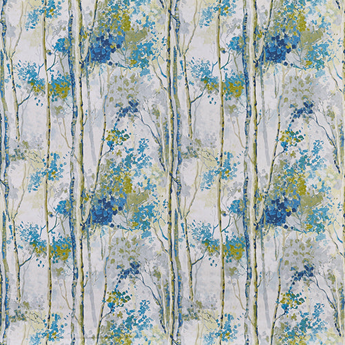 Silver Birch Larkspur Fabric Sample