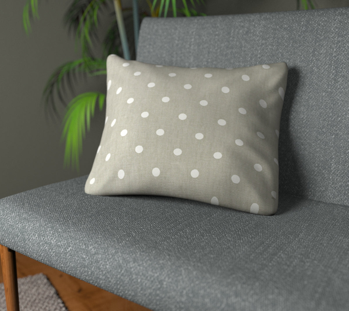 Full Stop Vellum Plain Cushion