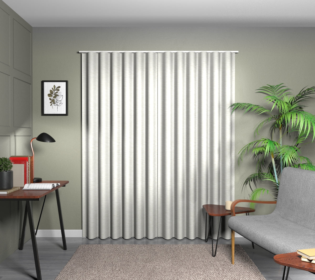 Logan Alabaster Wave Curtain