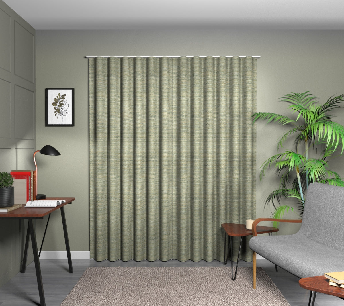 Logan Palm Wave Curtain