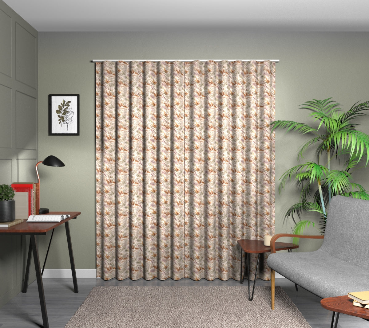 Paloma Sangria Wave Curtain