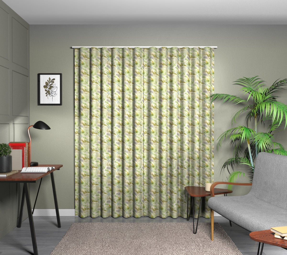 Paloma Palm Wave Curtain