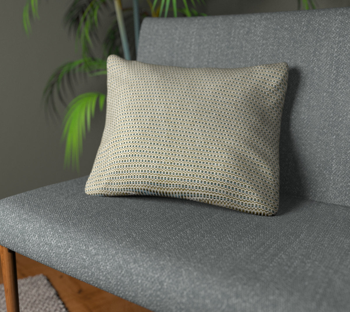 Alvana Fern Plain Cushion