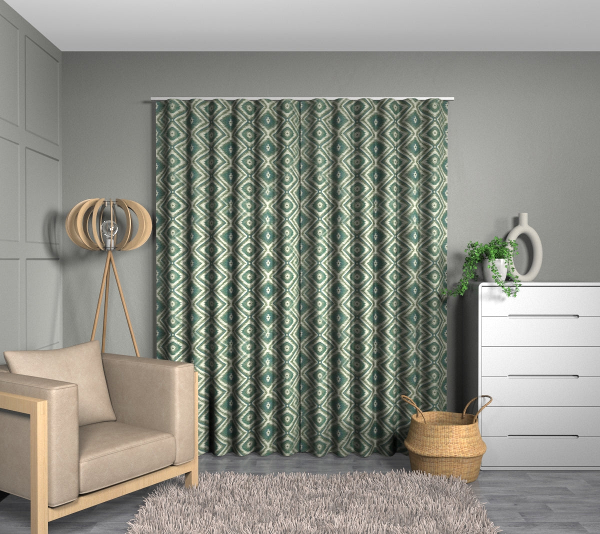 Kelim Celeste Wave Curtain