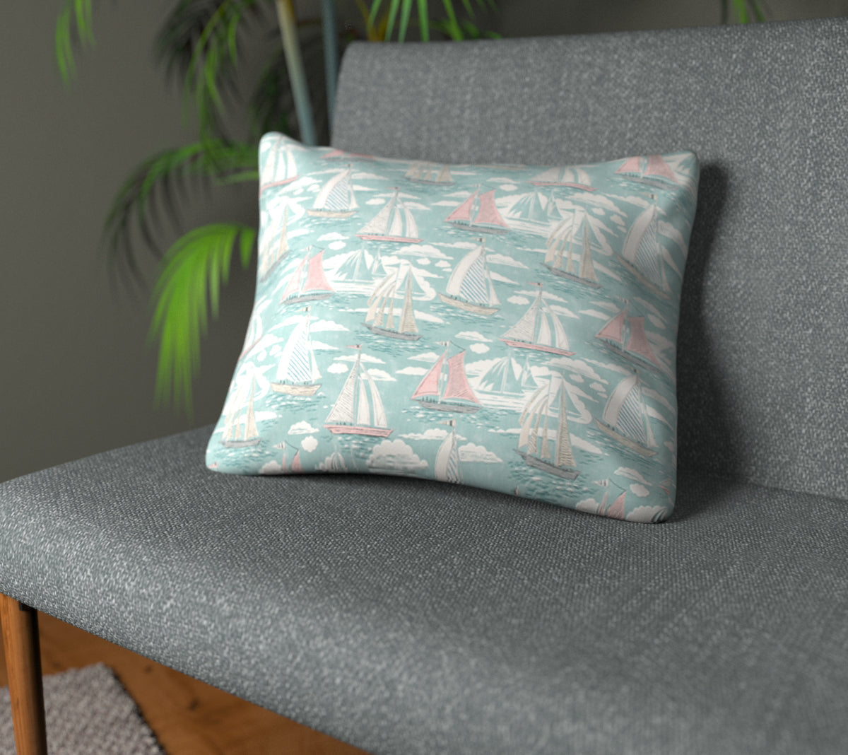 Sailor Sky Plain Cushion