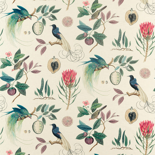 Paradesia Fig/Indigo Fabric Sample