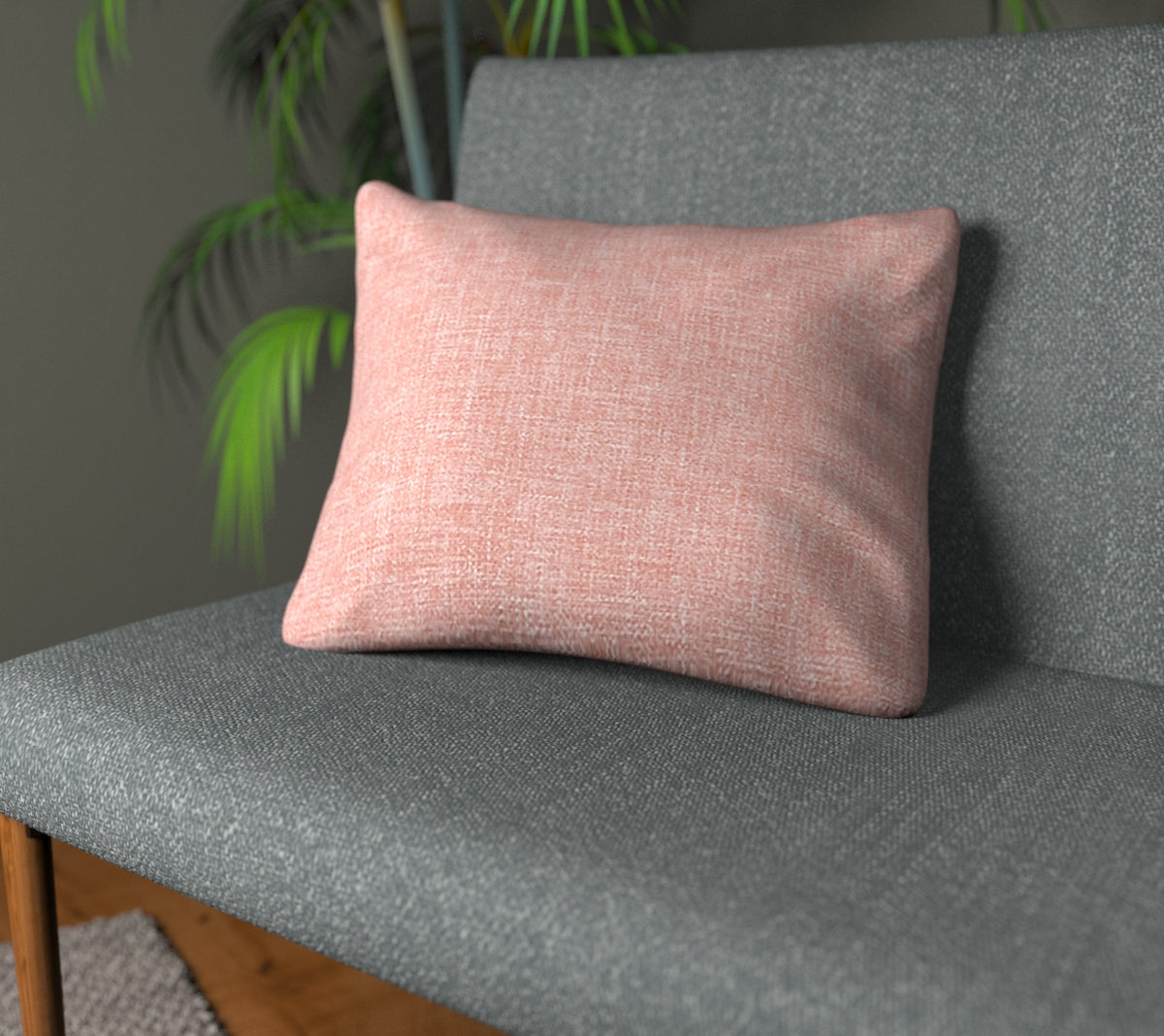 Kelso Coral Plain Cushion