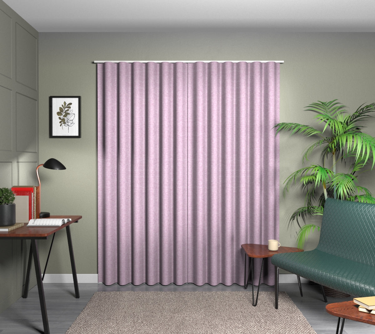 Kelso Grape Wave Curtain
