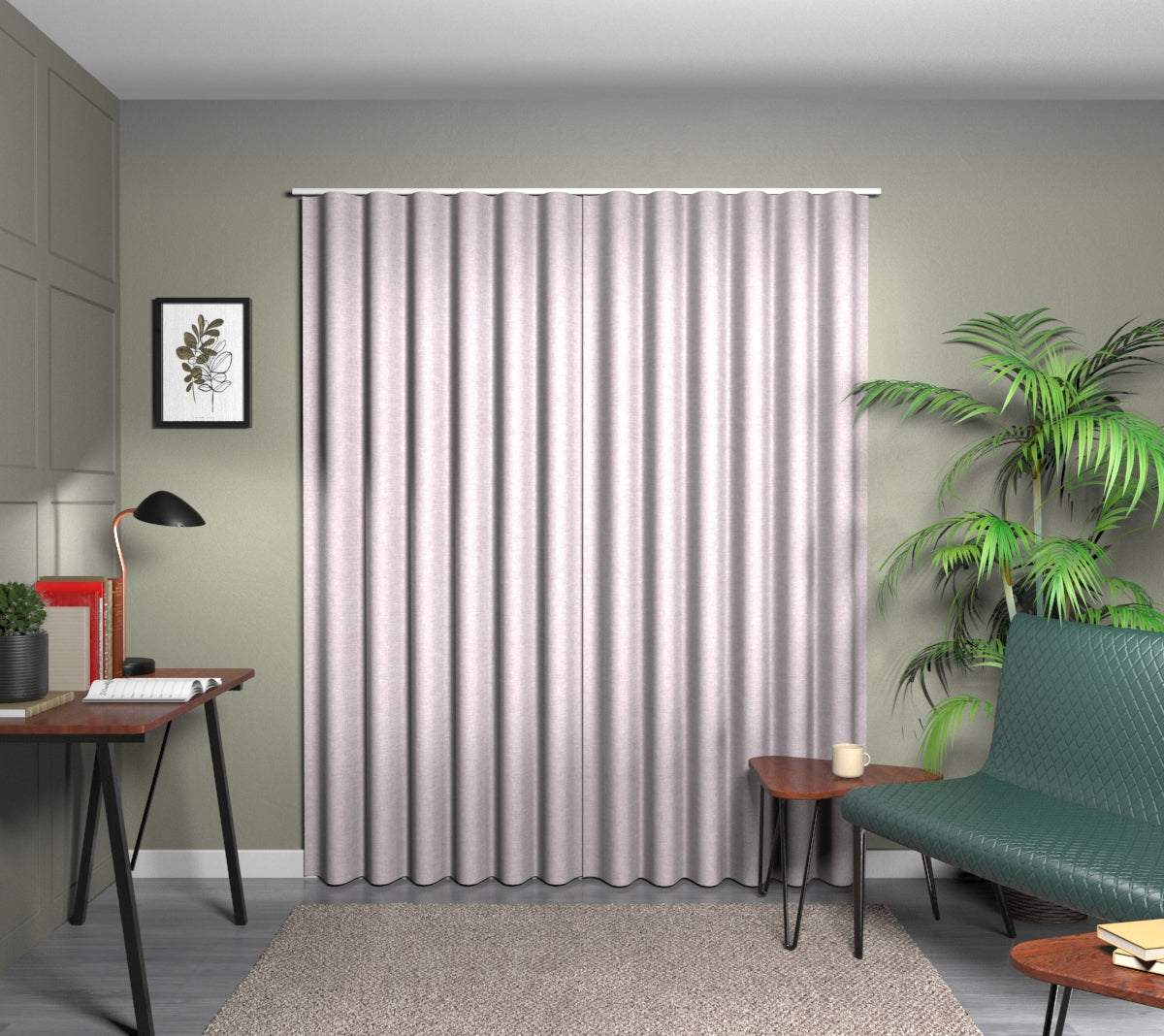Kelso Heather Wave Curtain