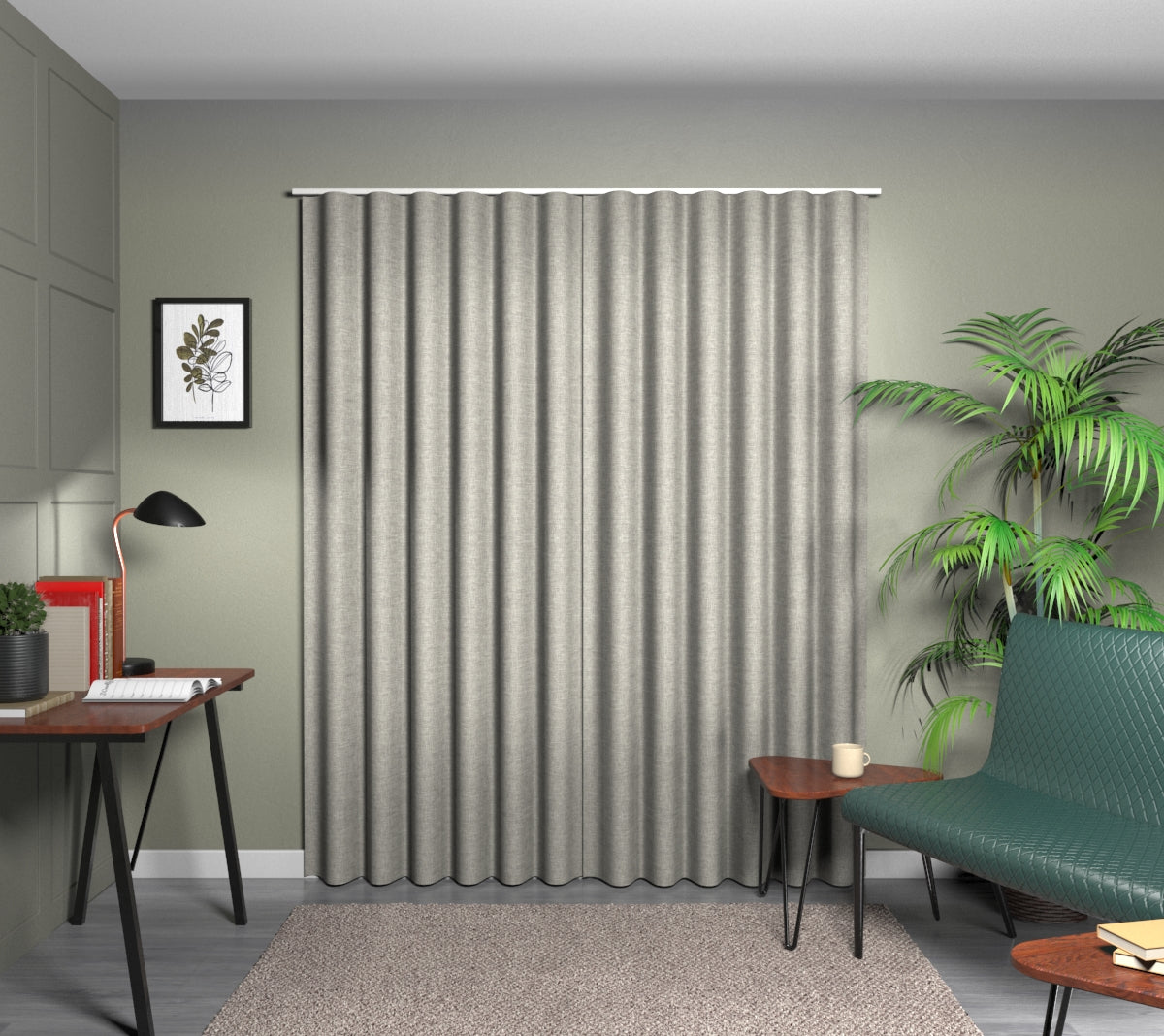 Kelso Mocha Wave Curtain