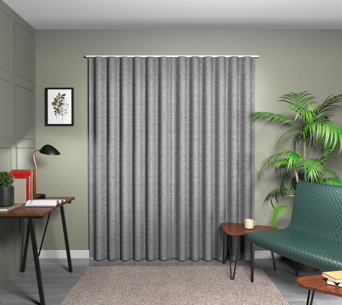 Kelso Slate Wave Curtain
