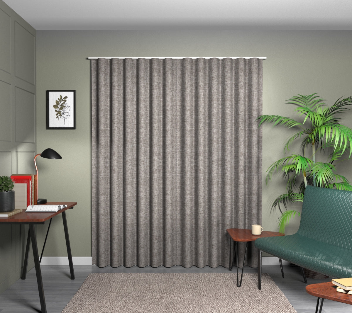 Kelso Truffle Wave Curtain