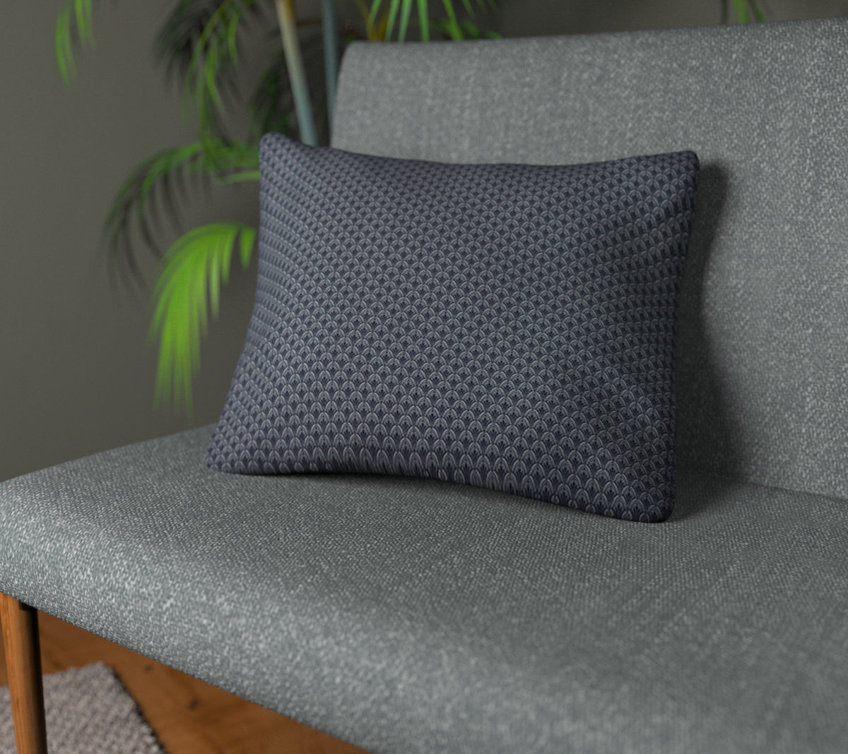 Luxor Blueprint Plain Cushion