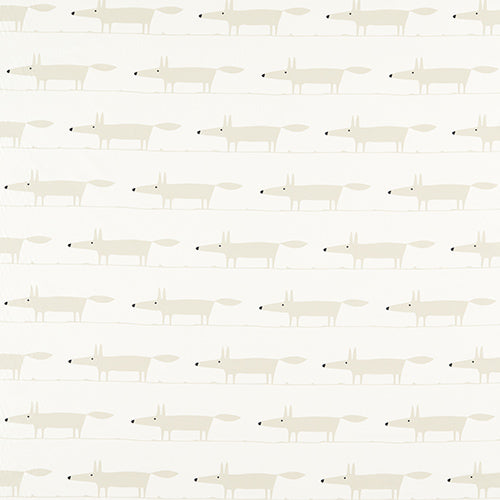 Midi Fox Snow Fabric Sample