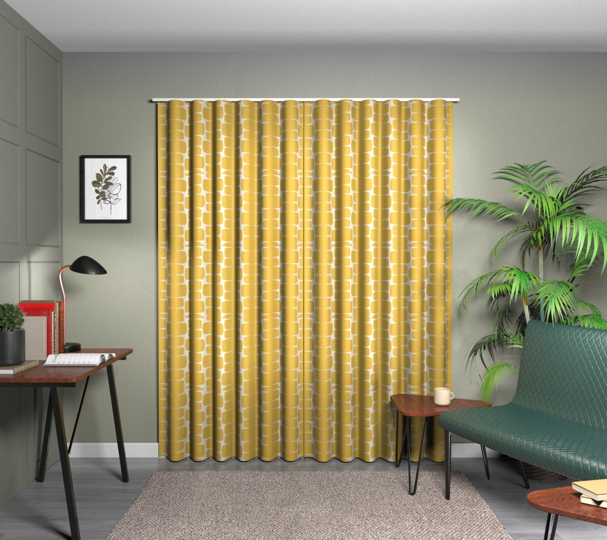 Lohko Honey/Paper Wave Curtain