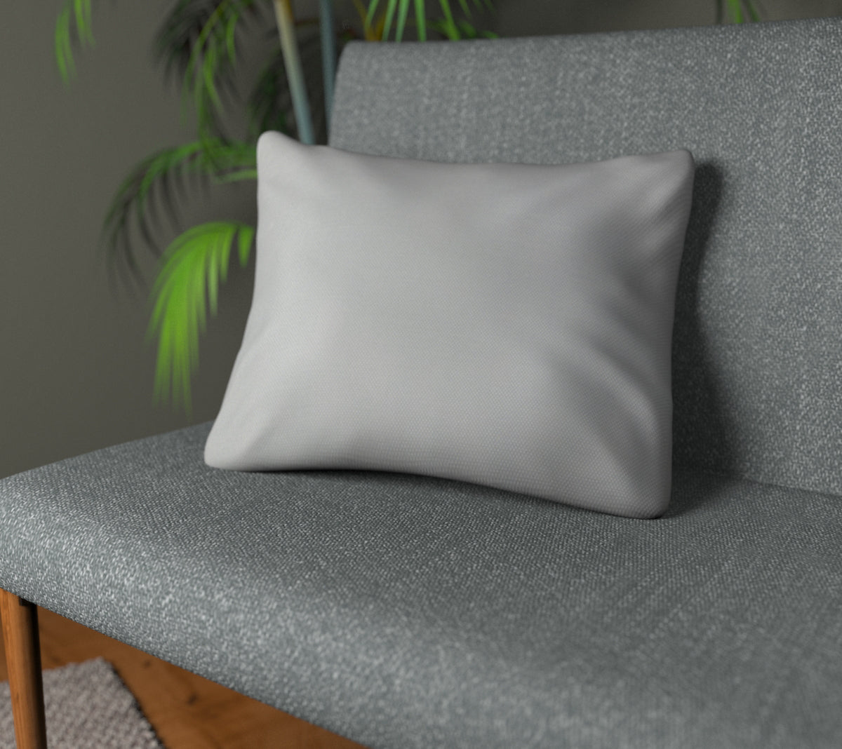 Pearl Dot Dove Plain Cushion