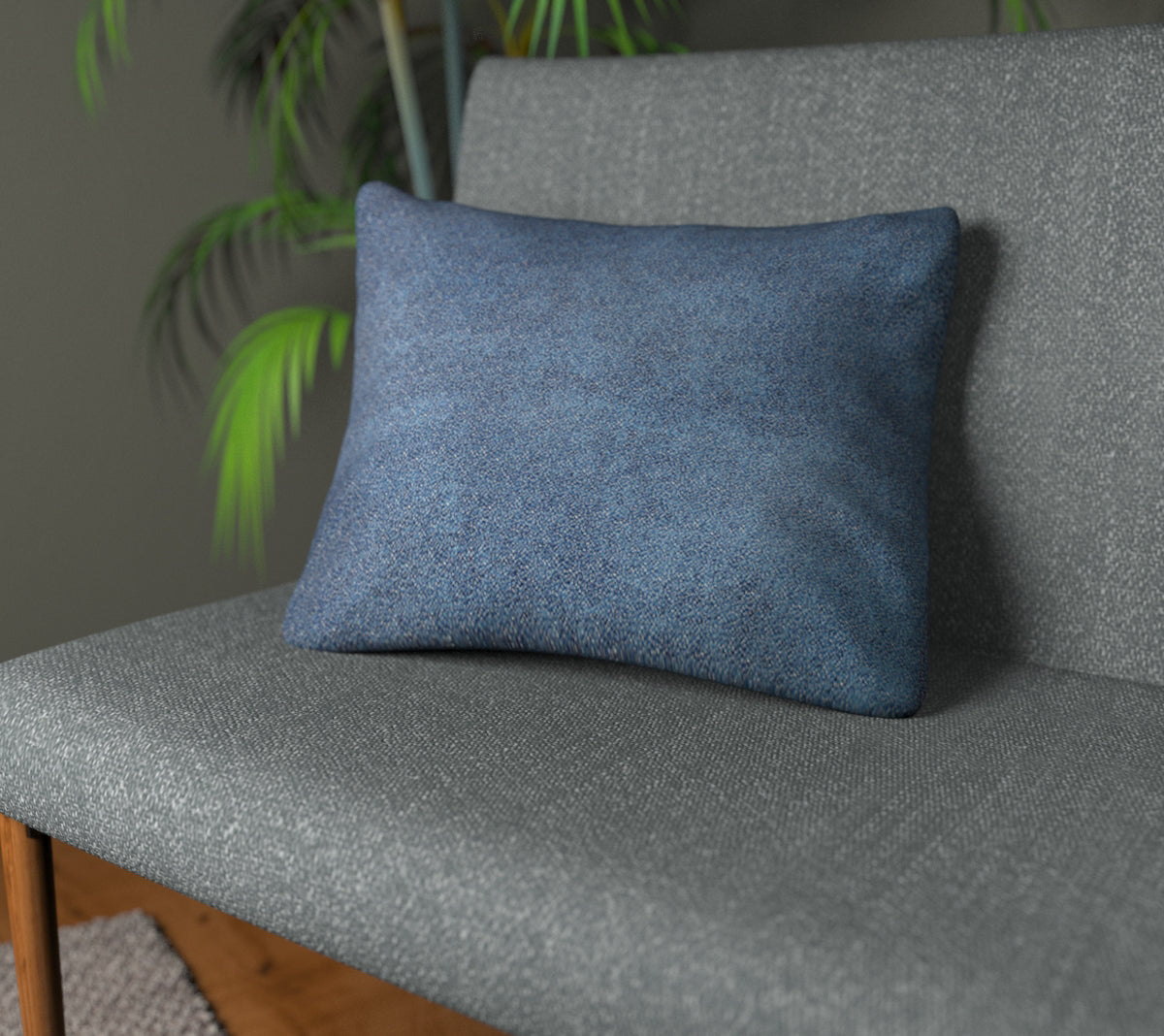 Quartz Ocean Plain Cushion
