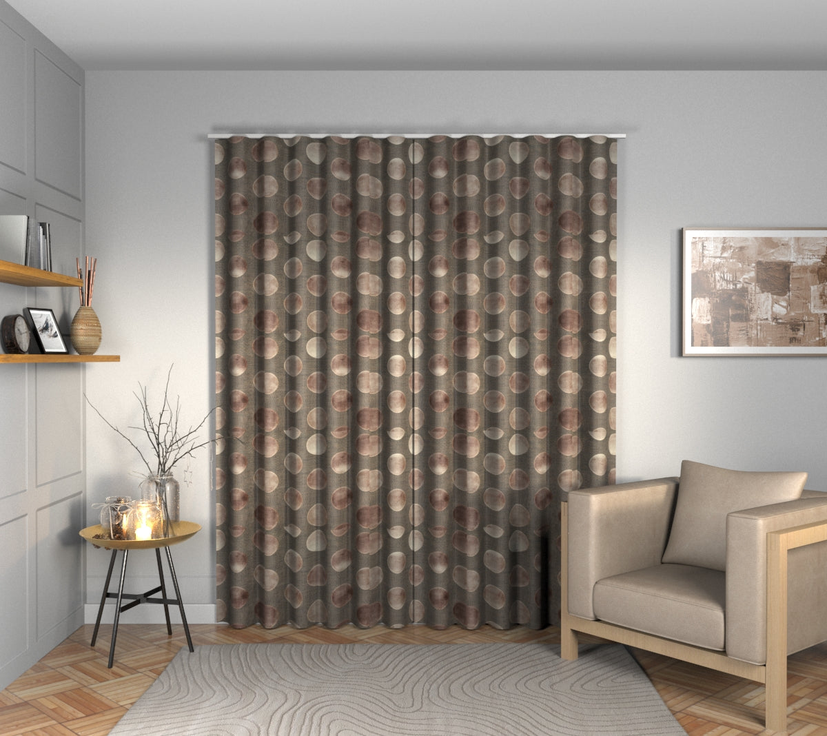 Nuala Rosa Wave Curtain
