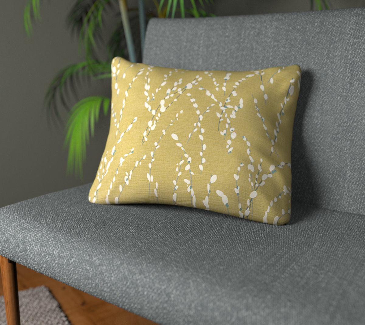 Mikado Dandelion Plain Cushion