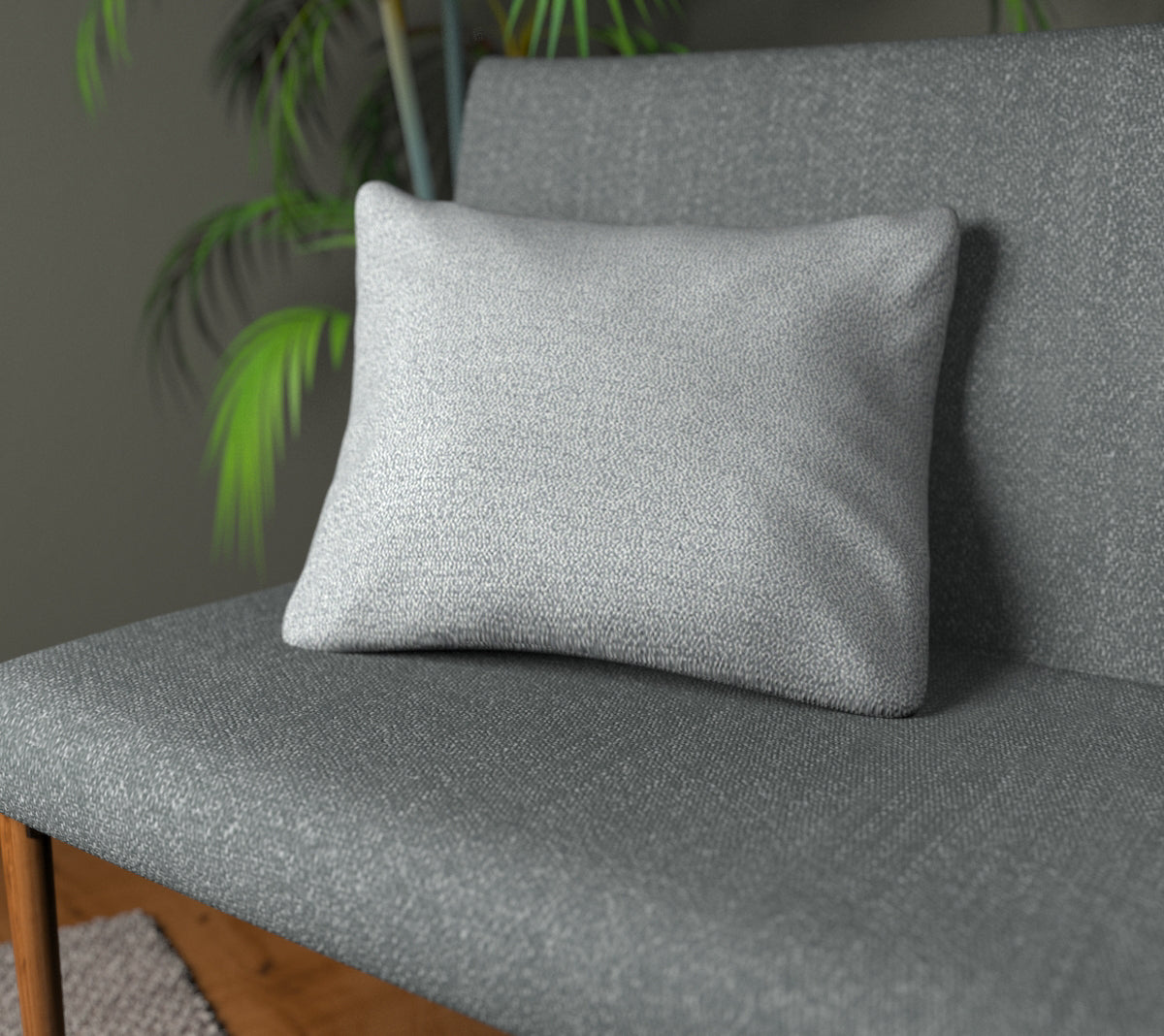 Olavi Gris Plain Cushion