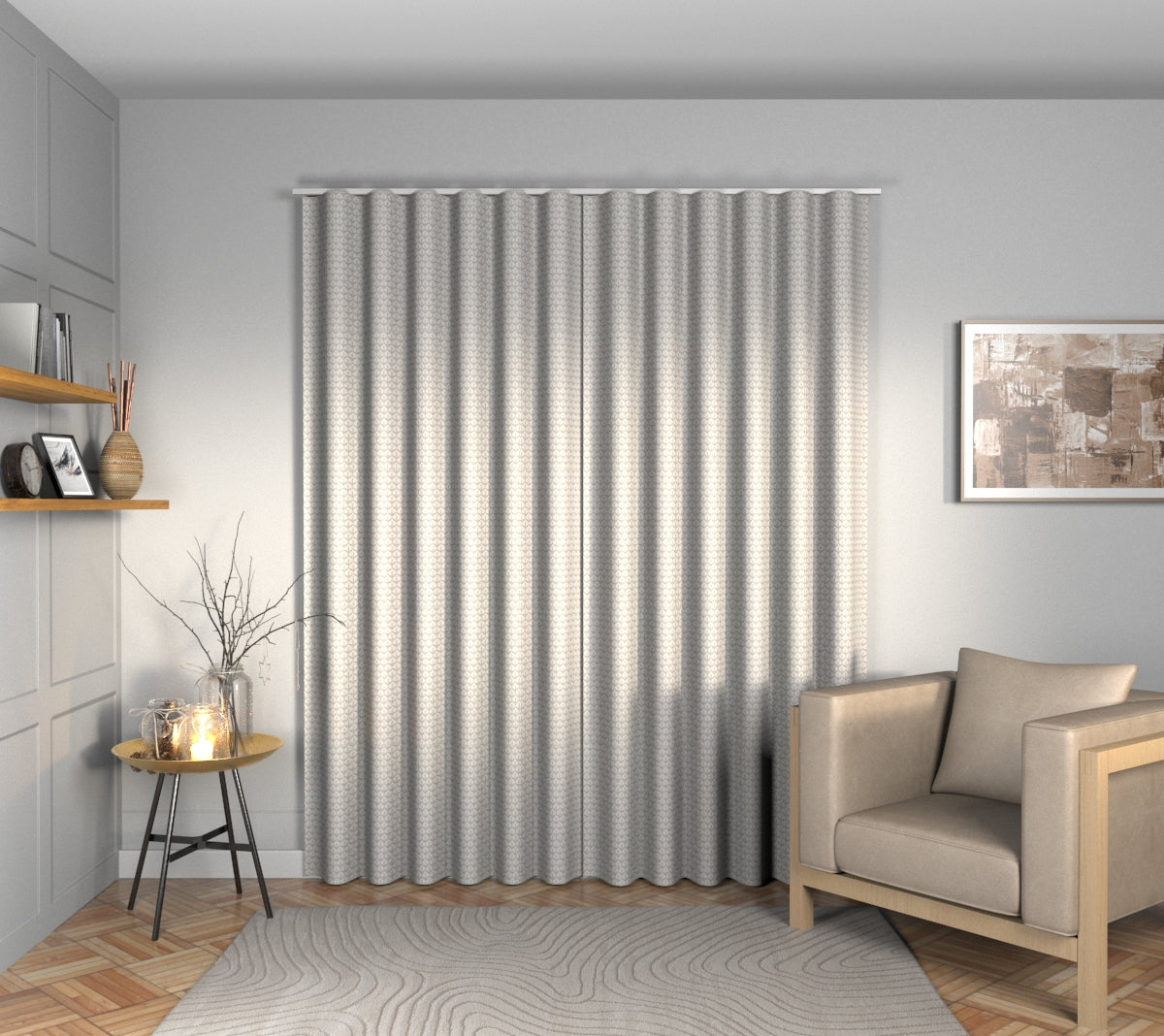 Hennell Marmo Wave Curtain