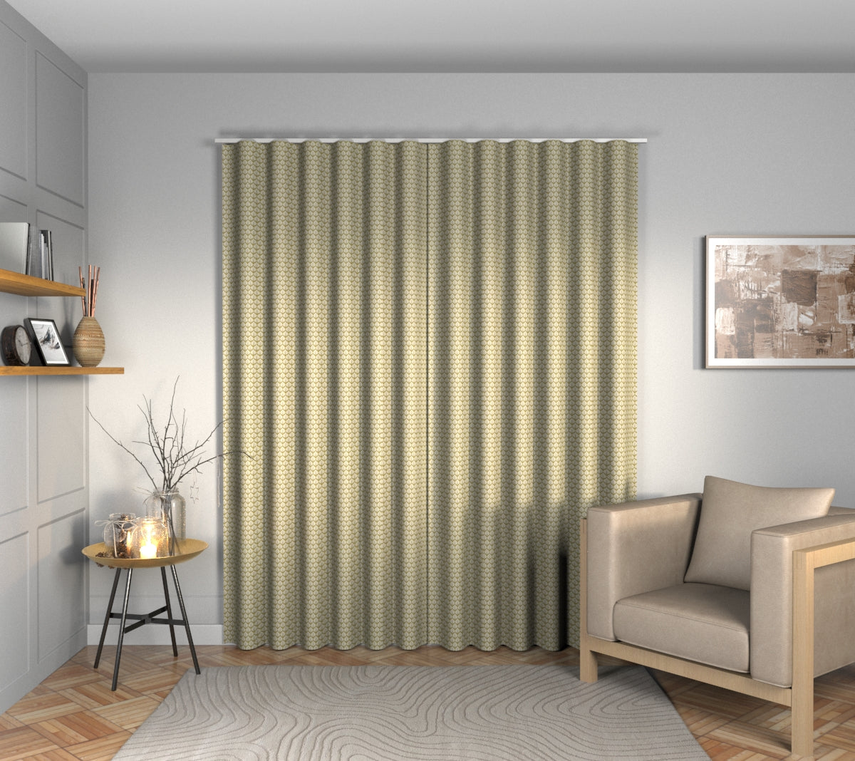 Hennell Fenugreek Wave Curtain