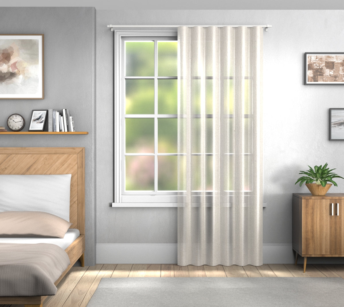 Vardo Porridge Wave Curtain