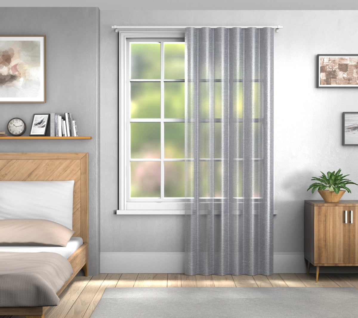 Vardo Chambray Wave Curtain