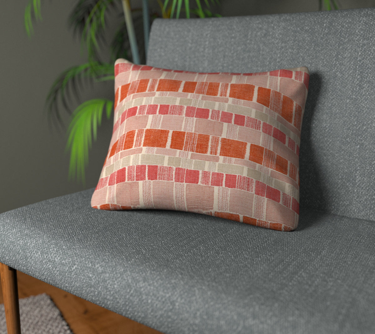 Maranta Hibiscus Plain Cushion