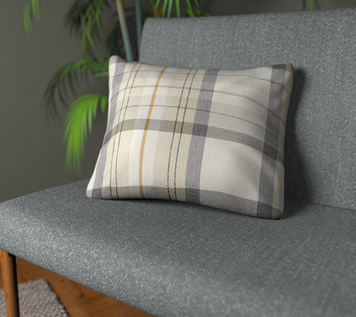 Cairngorm Oatmeal Plain Cushion
