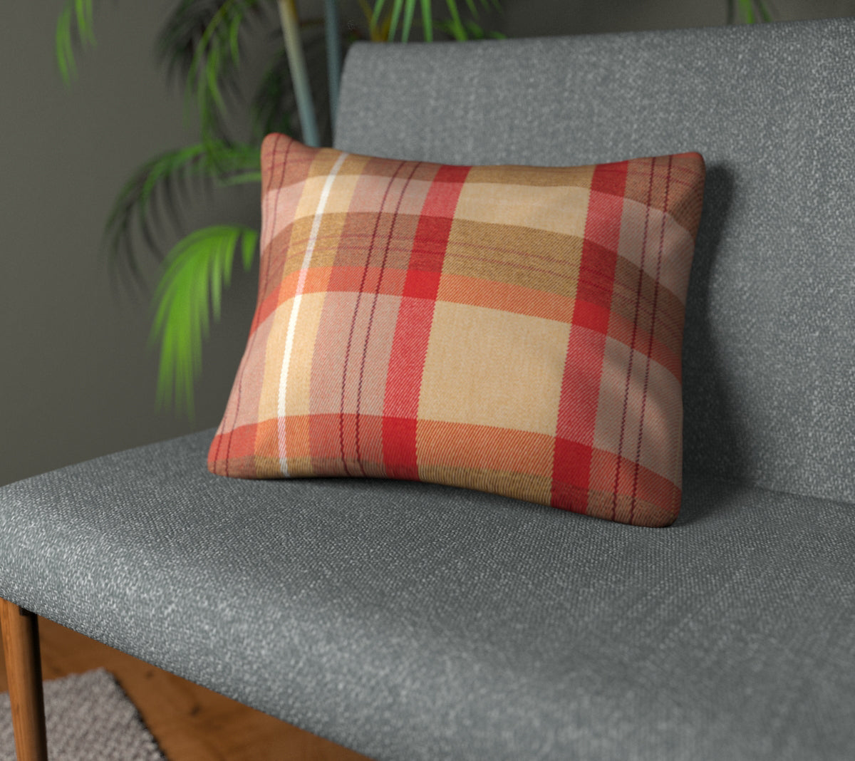 Cairngorm Cardinal Plain Cushion