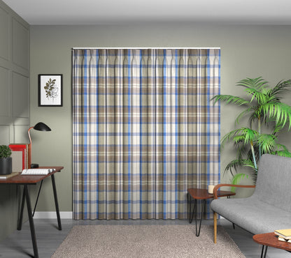Cairngorm Loch Triple Pleat Curtain
