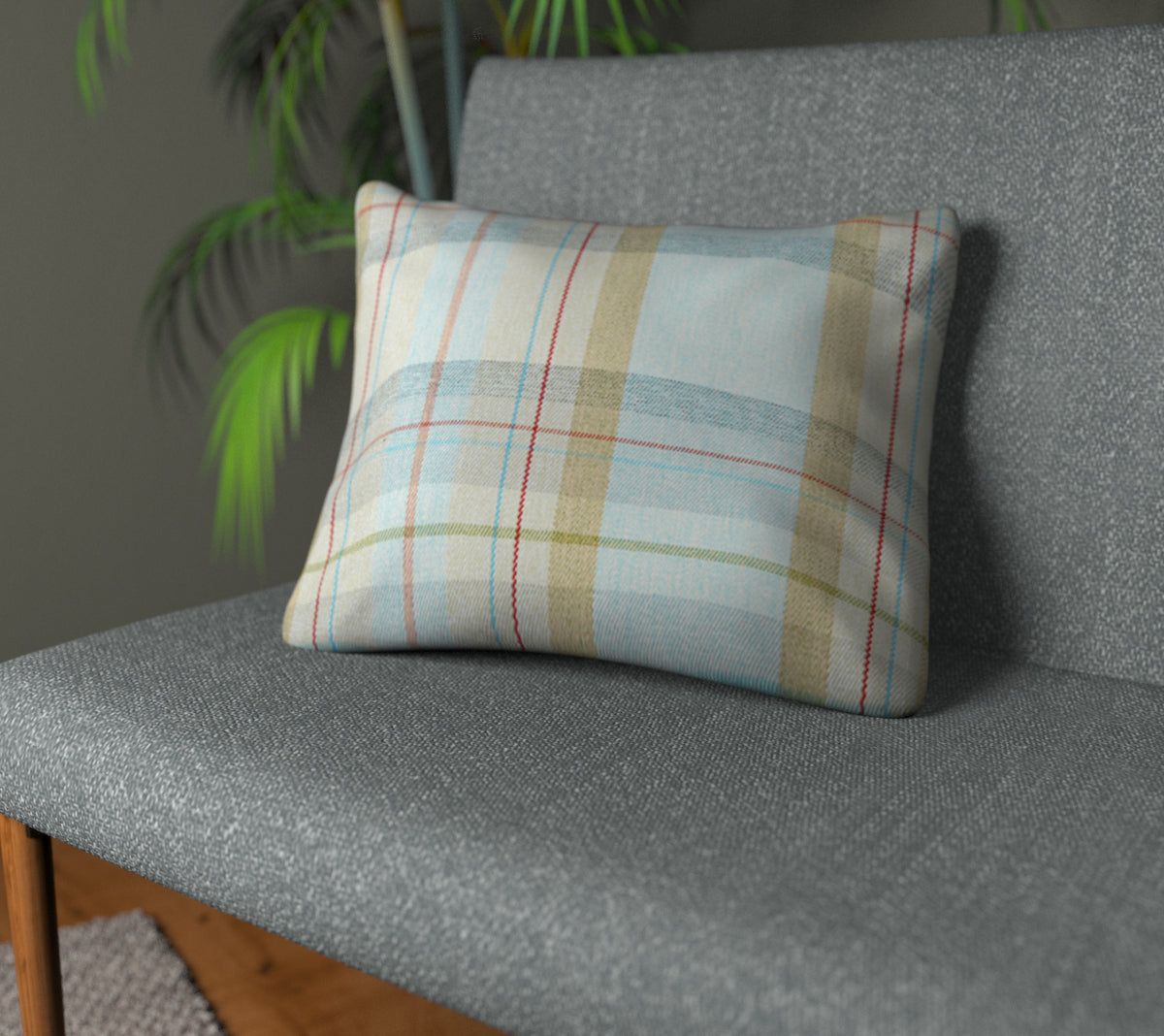 Cairngorm Duck Egg Plain Cushion