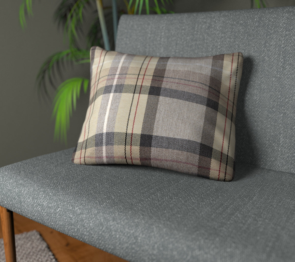 Cairngorm Slate Plain Cushion
