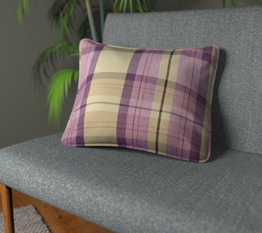 Cairngorm Thistle Piped Cushion