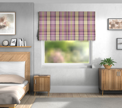 Cairngorm Thistle Roman Blind