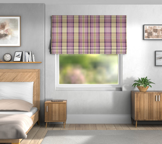 Cairngorm Thistle Roman Blind