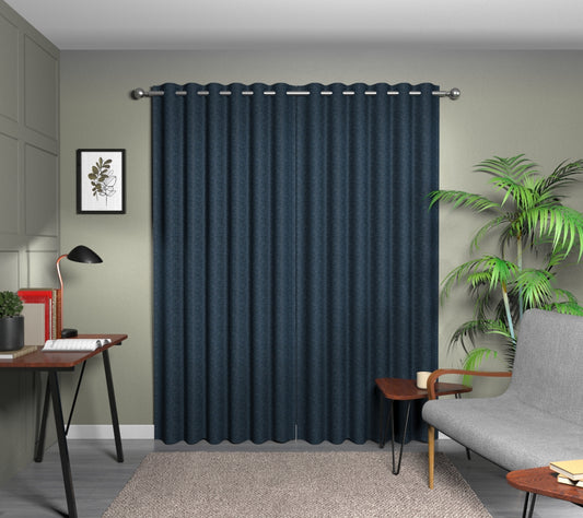 Crater Royal Eyelet Curtain