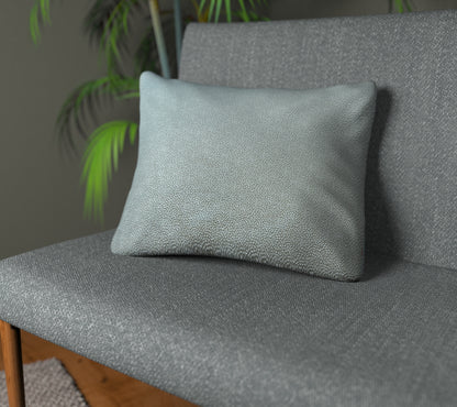 Crater Carbon Plain Cushion