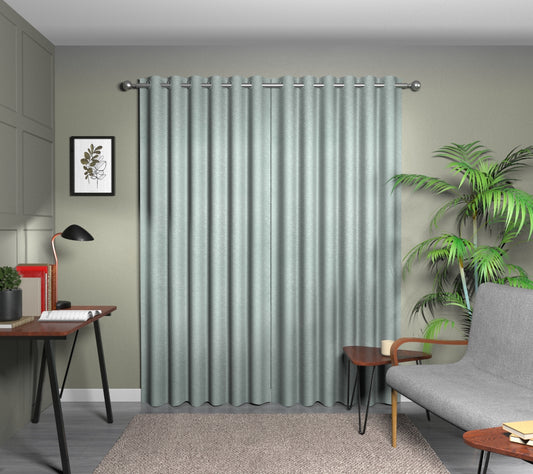 Crater Carbon Eyelet Curtain