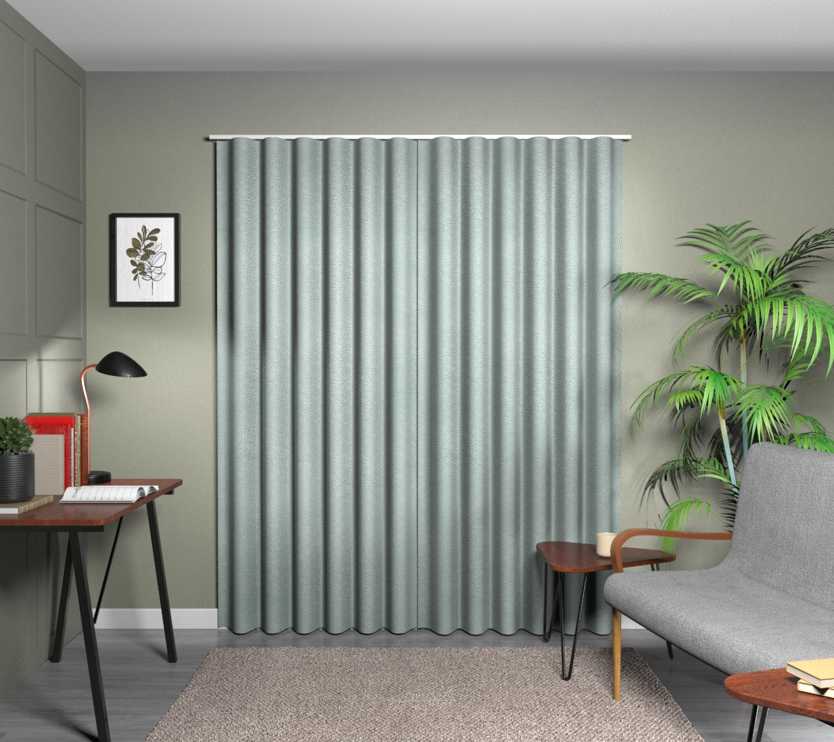 Crater Carbon Wave Curtain