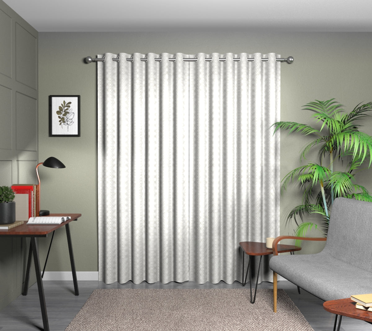 Othello Opal Eyelet Curtain
