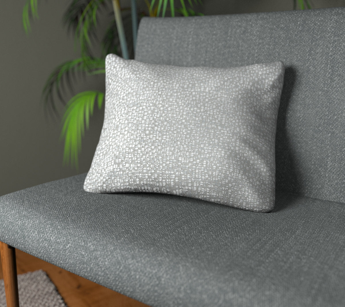 Sonnet Mist Plain Cushion