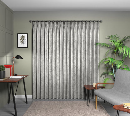 Keshiki Fawn Double Pleat Curtain
