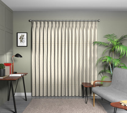 Eternity Magnolia Double Pleat Curtain