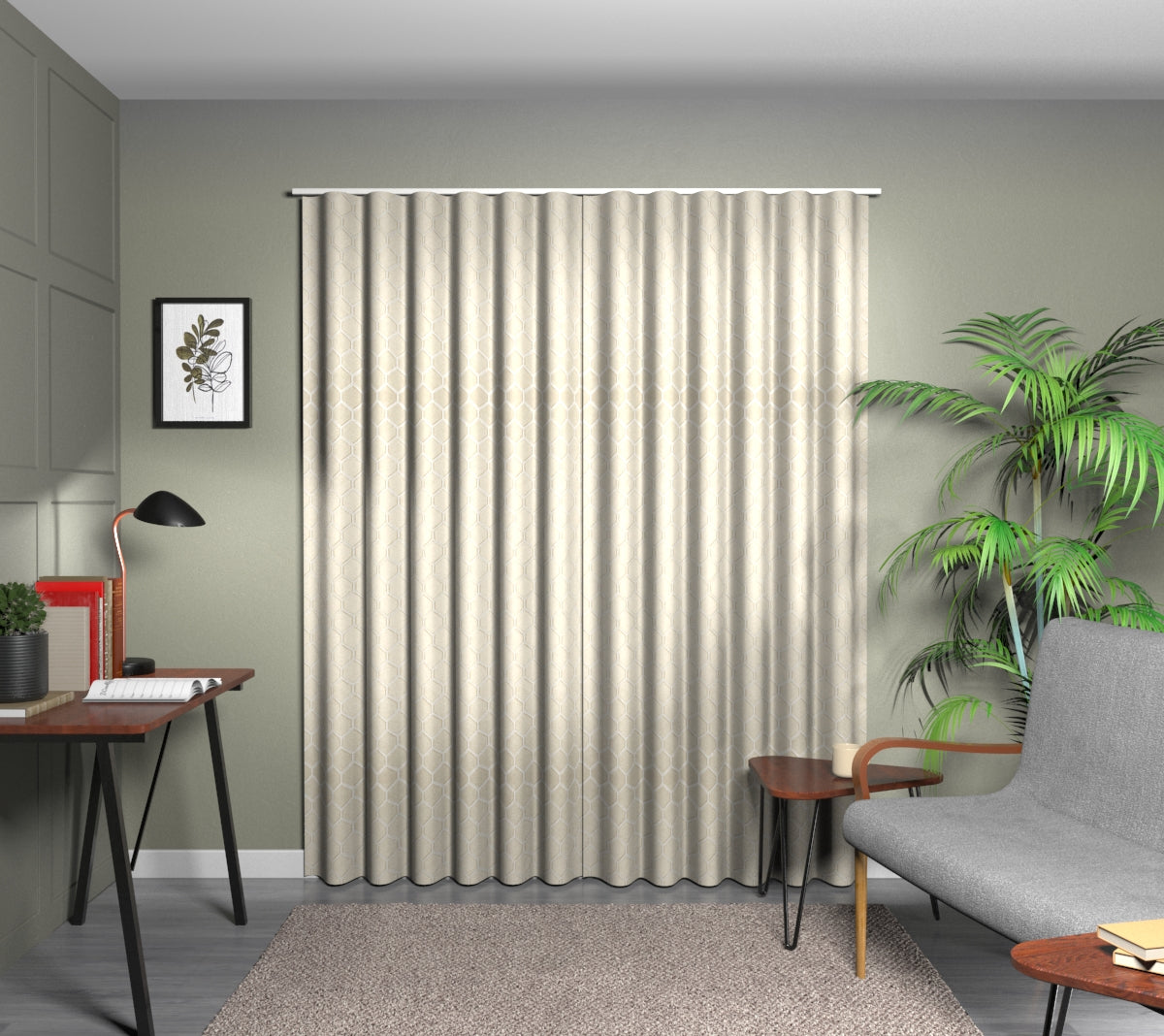 Eternity Magnolia Wave Curtain